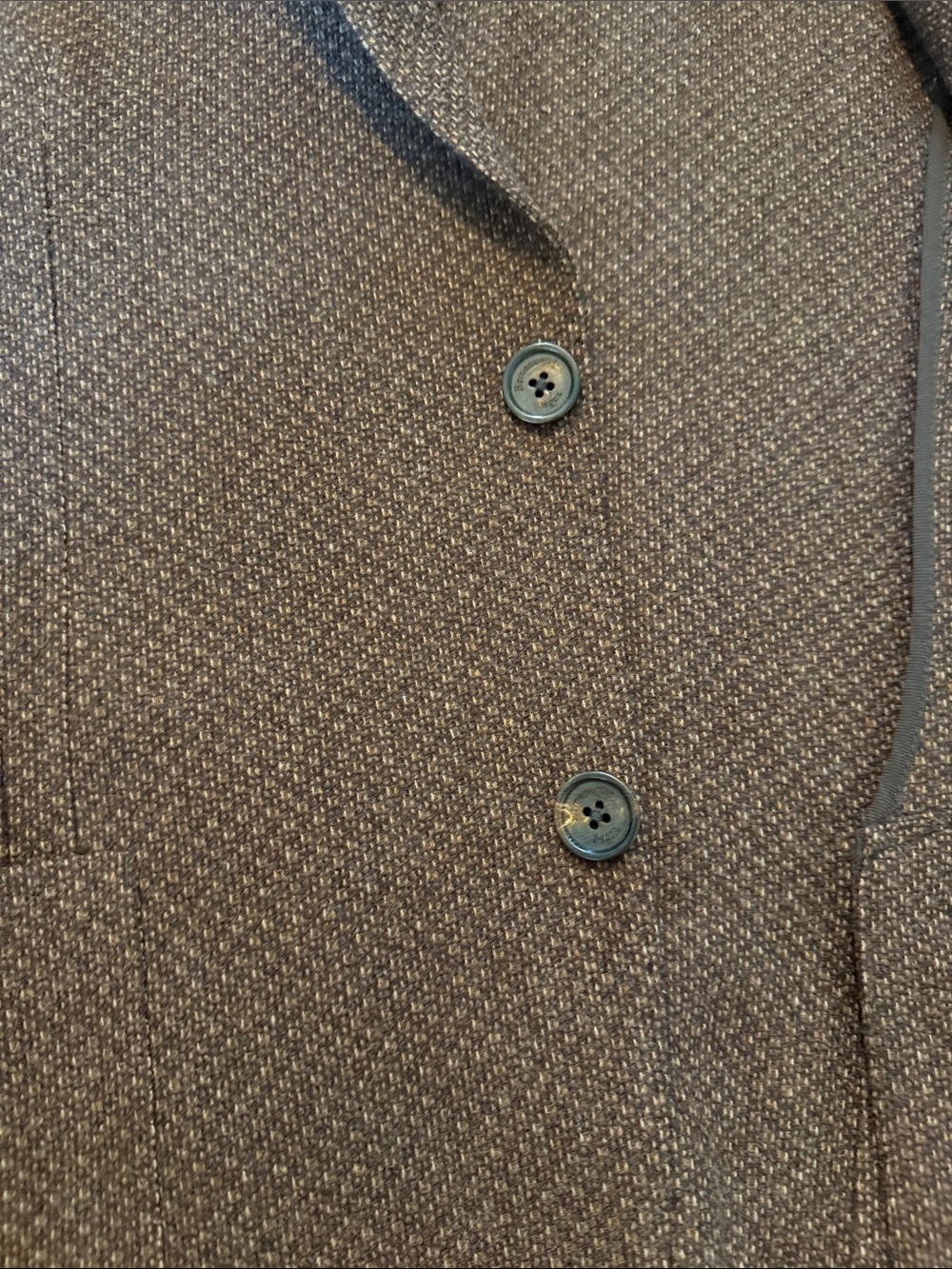 Ermenegildo Zegna Brown Textured Sport Coat - Picture 8 of 9